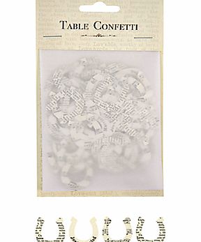 East of India Horse Shoe Table Confetti