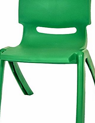 east2eden High Quality Green Stackable Kids Children Plastic Chair