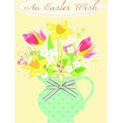 Easter Card Packs Flower Vase Easter 5 Card Pack