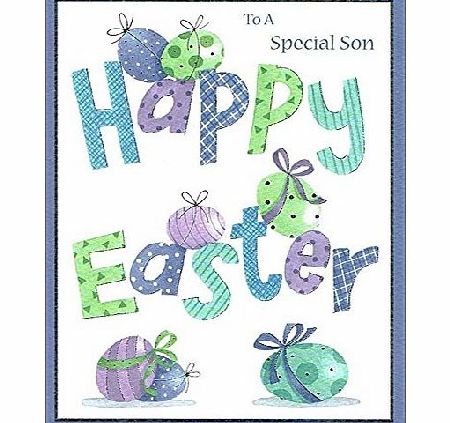 Easter To a special son Happy Easter card