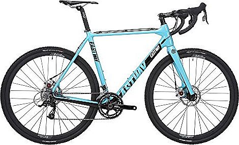 Eastway Mens Carbon Road Bike - Turquoise/Black, Small