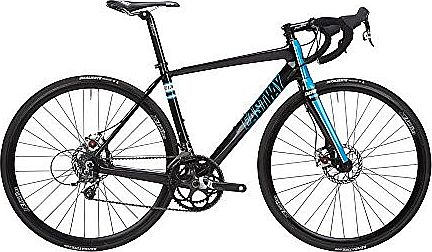 Eastway Mens RD 1.0 Carbon Road Bike - Black/Blue, Medium