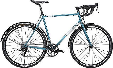 Eastway Mens ST 1.0 Steel Road Bike - Turquoise/White, Small