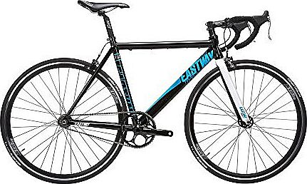 Mens TR 1.0 Single Speed Track Bike - Black/Blue, Large