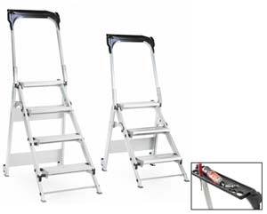 Easy slope aluminium folding steps