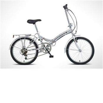 Easy Street Folding Bike in Silver - Return
