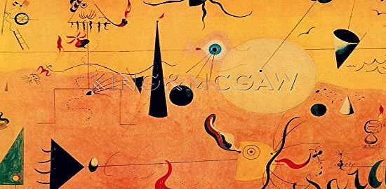 Easyart.com Joan Miro Art Print, Paysage Catalan (40 x 50cm Art Prints/Posters)