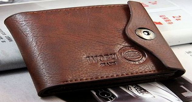 EBASE Wallet EBASE Mens Leather Bifold Wallet Id Cards Holder Coin Pocket Bag Button Slim Purse New