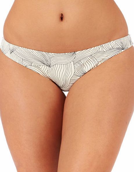 Eberjey Womens Eberjey Sea Leaves Alice Bikini Bottom -