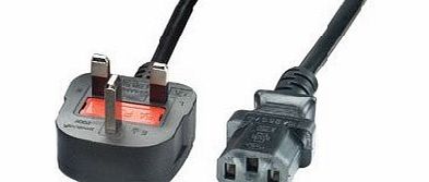 ebinary Mains Cable/ Lead/ Power Cable ,1.5m,UK ,TV/LCD/Kettle HD