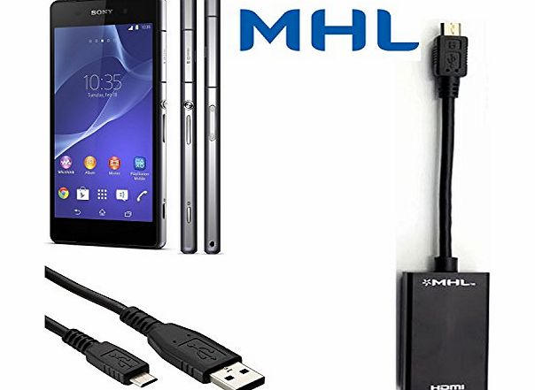 eBull MHL to HDMI TV-out for sony xperia sp, xperia z,xperia zl xperia TL Adapter HDTV Support 1080p Video and Digital Audio
