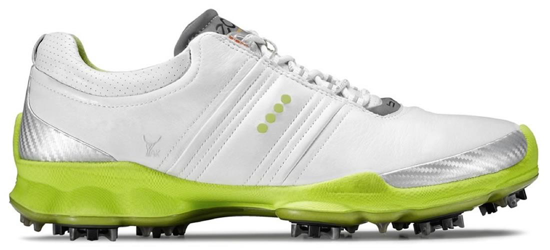 Ecco Biom Golf Shoes White/Lime