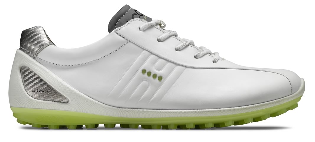 Ecco Biom Zero Golf Shoes White/Lime Punch
