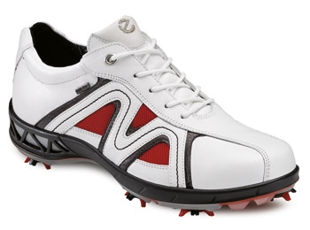 Ecco Ace GTX Ladies Golf Shoe White/Black/Lava
