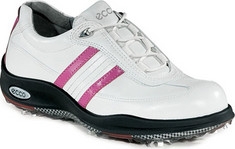 Ecco Sport Supreme Ladies Golf Shoe White/Pink