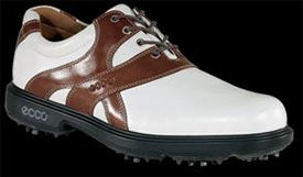 Ecco New Classic Crossfire Golf Shoe White/Cognac