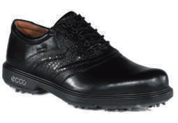 Ecco New Classic Saddle GTX Golf Shoe Black/Black