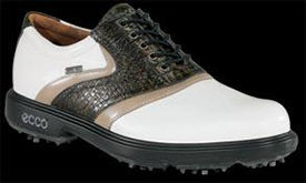 New Classic Saddle GTX Golf Shoe White/Sand/Olive