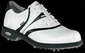 Ecco New Classic Saddle GTX Womens Golf Shoe White/Black