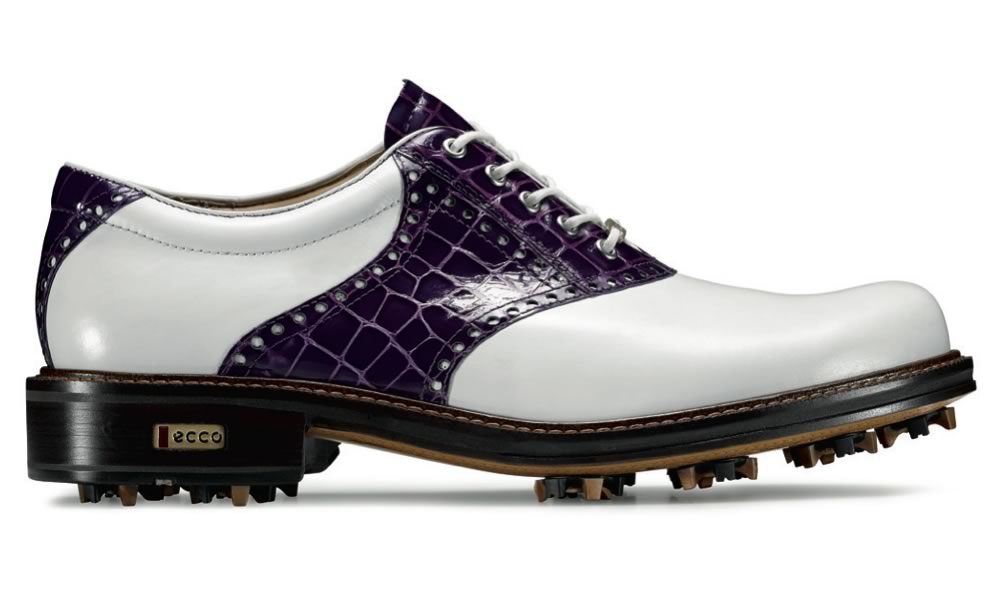 Ecco World Class GTX Golf Shoes White/Purple