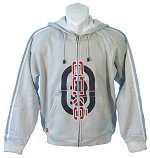 Ecko Selecta Zipped Hooded Sweat Stone Size Small