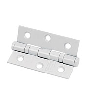 ECLIPSE Colour Coated Ball Bearing Hinge White 76x52x2mm