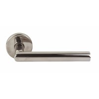 ECLIPSE Mitred Lever on Rose Polished Stainless Steel