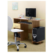 Eclipse Study Desk, Cream