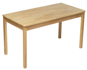 ECO nature hardwood rectangular table