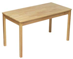 ECO nature hardwood rectangular table