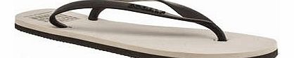 Ecoalf mens ecoalf grey flip flop sandals 3301007560