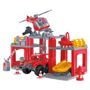 Ecoiffier Pretend Play Fire And Rescue Station