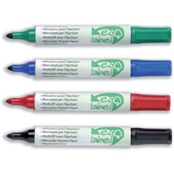 Ecolabel Flipchart Marker Recycled Paper Barrel