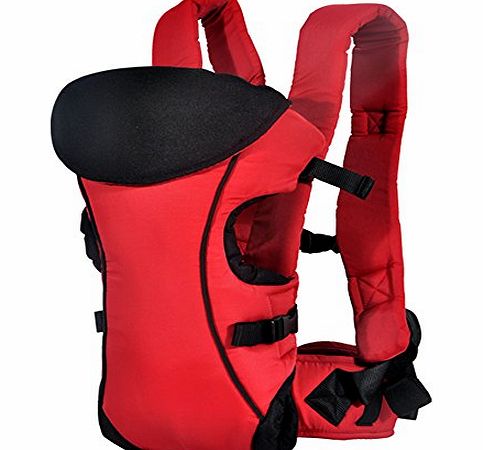 Ecosusi Thick Polyester Stong Baby Carrier Best Child Carrier Baby Backpck (Red)