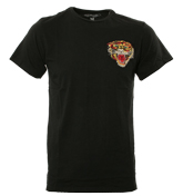 Ed Hardy Black `New Tiger` T-Shirt
