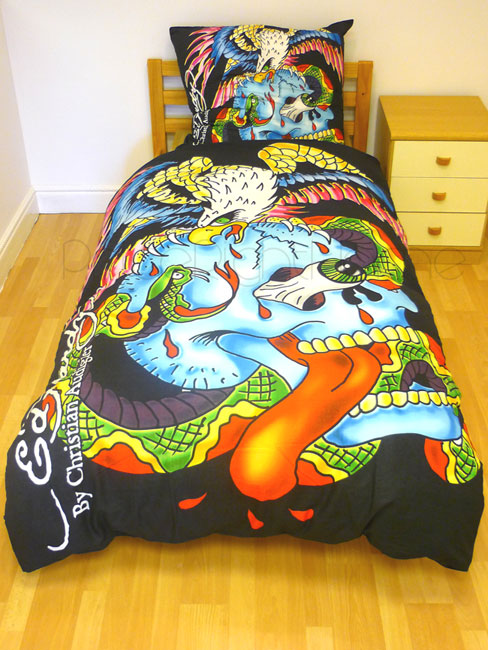Ed Hardy Duvet Cover and Pillowcase