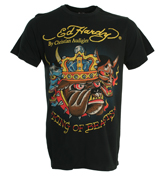 Ed Hardy King Of Beast Black T-Shirt
