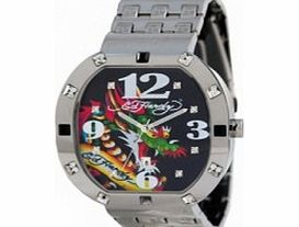 Ed Hardy Mens Bandit Multi Steel Watch