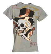 Ed Hardy Pirate Brad Khaki T-Shirt