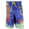 Ed Hardy Tiger of Death Board Shorts (Cool Blue)