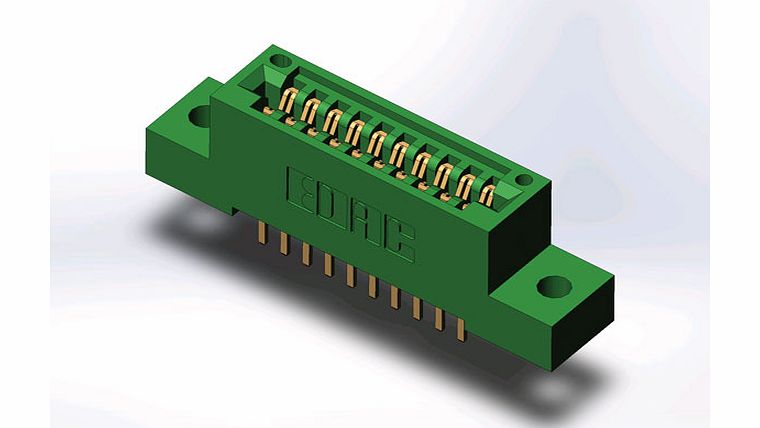 EDAC 345-020-520-202 20 Way Card Edge Connector