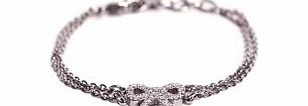 Edblad Ladies Bow-tie Steel Bracelet with Crystals