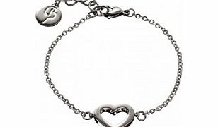Edblad Ladies Monaco Heart Thin Steel Bracelet