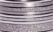 Edblad Ladies Size N (S) Segments Steel Ring
