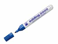 Edding 2000 permanent blue bullet tip marker