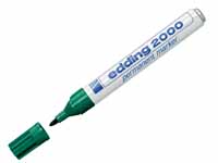 2000 permanent green bullet tip marker