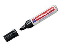 Edding 500 permanent black chisel tip marker