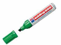 Edding 500 permanent green chisel tip marker