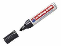 Edding 550 permanent black bullet tip marker