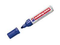 Edding 550 permanent blue bullet tip marker pen,